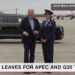 Biden leaves US for APEC and G20 talks in South America