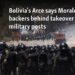 Bolivia's Arce says Morales' backers behind takeover of military posts