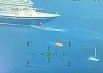 Brand new Disney Cruise Line ship, the Disney Treasure, rescues 4 from stranded catamaran off Bermuda