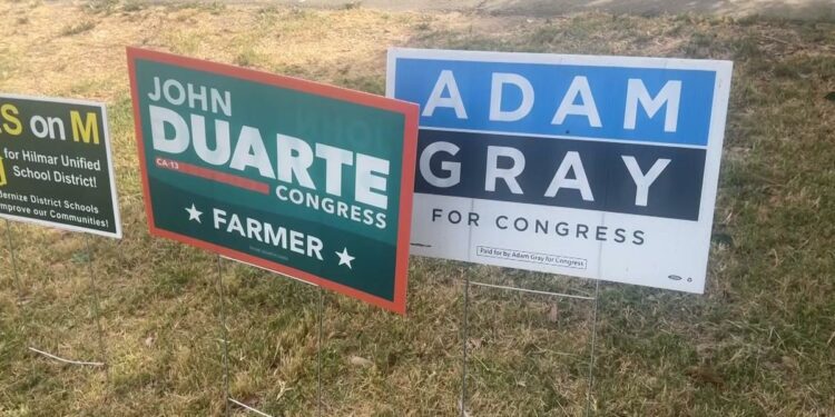California Republican Rep. John Duarte, Democrat Adam Gray face off in 13th Congressional District rematch