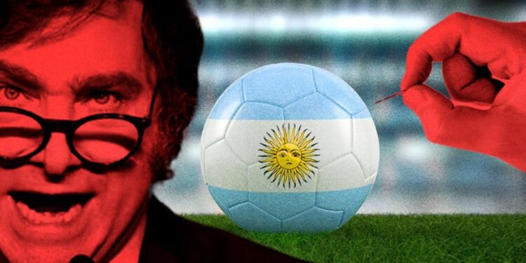 Clubs or companies? Milei takes on football authorities.