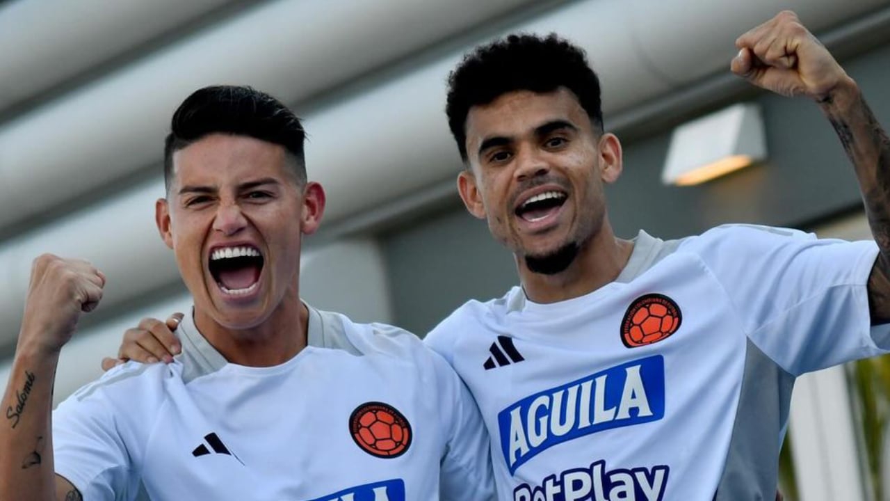 James Rodríguez y Luis Díaz, estandartes de la Selección Colombia