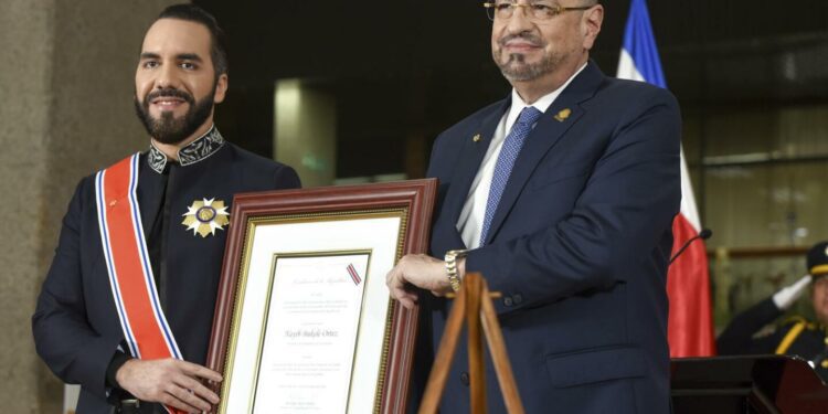 Costa Rica bestows highest diplomatic honor on El Salvador President Nayib Bukele for security gains