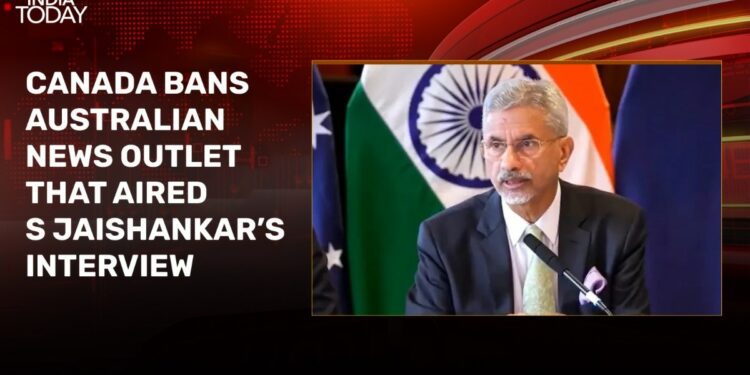 Diplomatic standoff: Canada bans Australian news channel for airing External Affairs Minister S Jaishankar interview