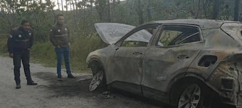 El auto del sacerdote fue encontrado en Quito. (Ecuavisa)