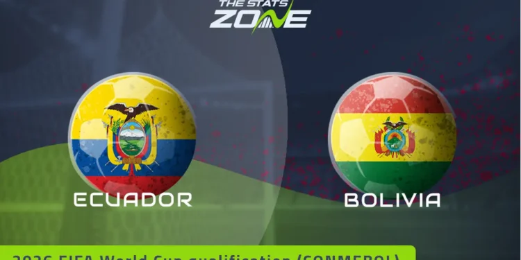 Ecuador vs Bolivia Preview: Team News & Prediction