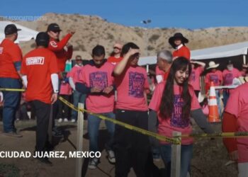 Families living both sides of U.S.-Mexico border embrace in emotional reunion