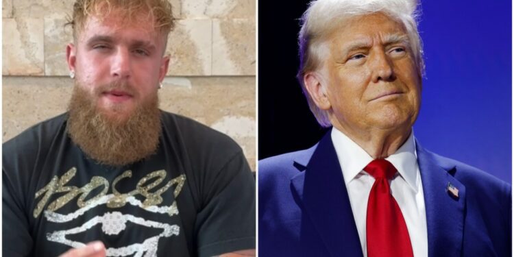 Jake Paul Endorses Donald Trump, Compares Him to US Founding Fathers