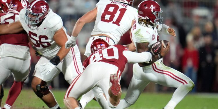 Latest Alabama football CFP projections after Oklahoma loss