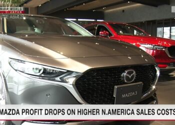 Mazda profit drops on higher North America sales costs
