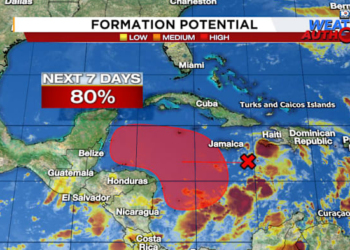 Odds of late season tropical threat growing