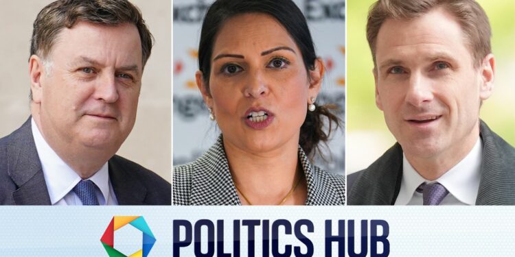 Politics latest: New Tory leader reveals her top team - as former rival 'turns down job' | Politics News