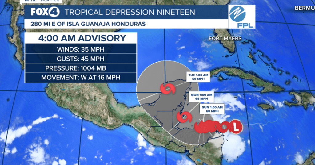 Potential Tropical Cyclone #19 officially forms. Now what?