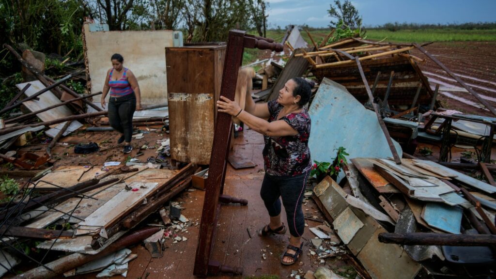 Rafael dissolves into a low pressure system in the Gulf of Mexico after hitting Cuba as a hurricane