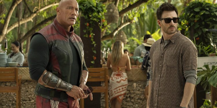 Dwayne Johnson and Chris Evans star in Red One