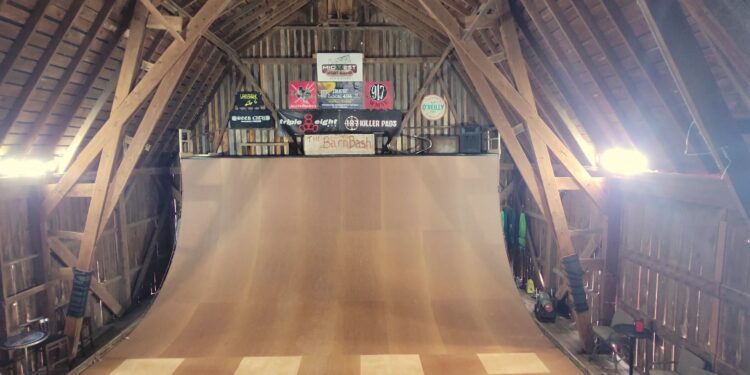 Tallest public half-pipe in North America sits in a barn in Grafton. Now, it might shut down.