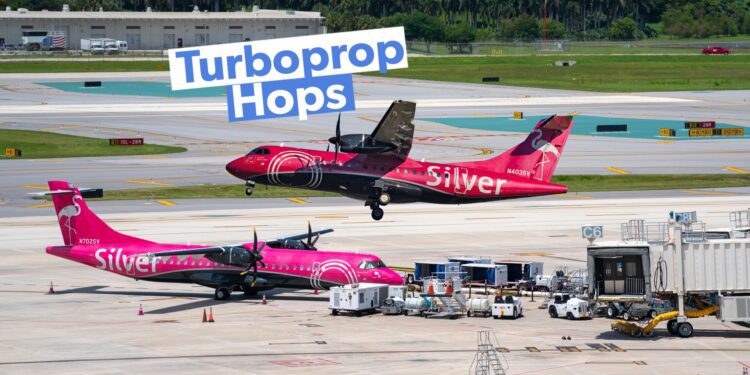 The 5 US-Caribbean Routes Served More Than Daily By Silver Airways' ATRs This December