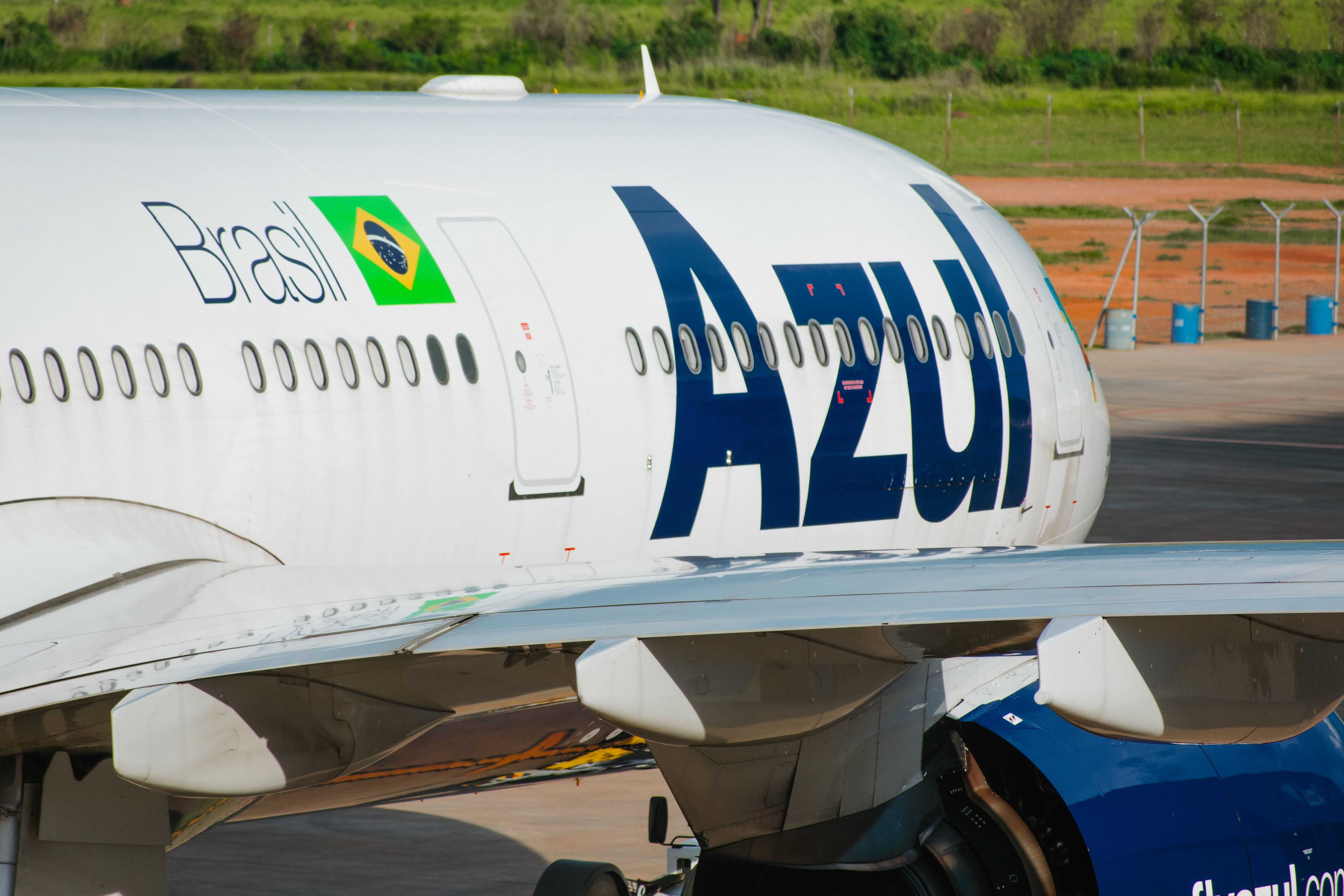 Azul Airbus A330neo at MRO hangar at VCP