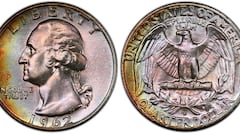 Coleccionistas de monedas pagan hasta $145,000 dólares por estos dos ejemplares de 25 centavos. Descubre si tienes uno: características, año, etc.