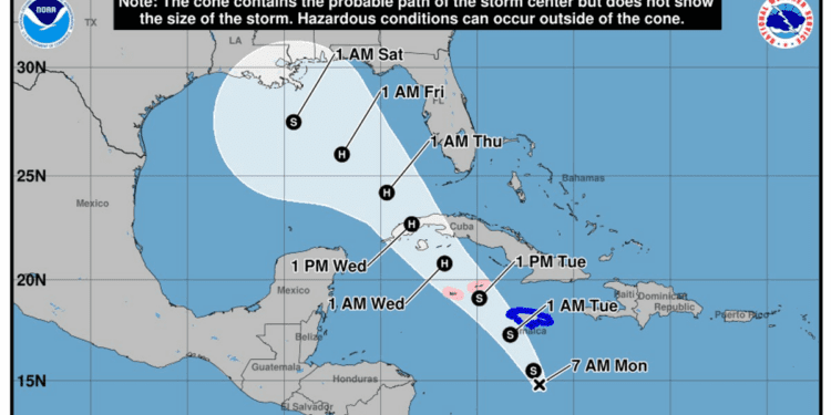 Tropical Depression 18 forecasted Bay County impact, Nov. 4, 2024