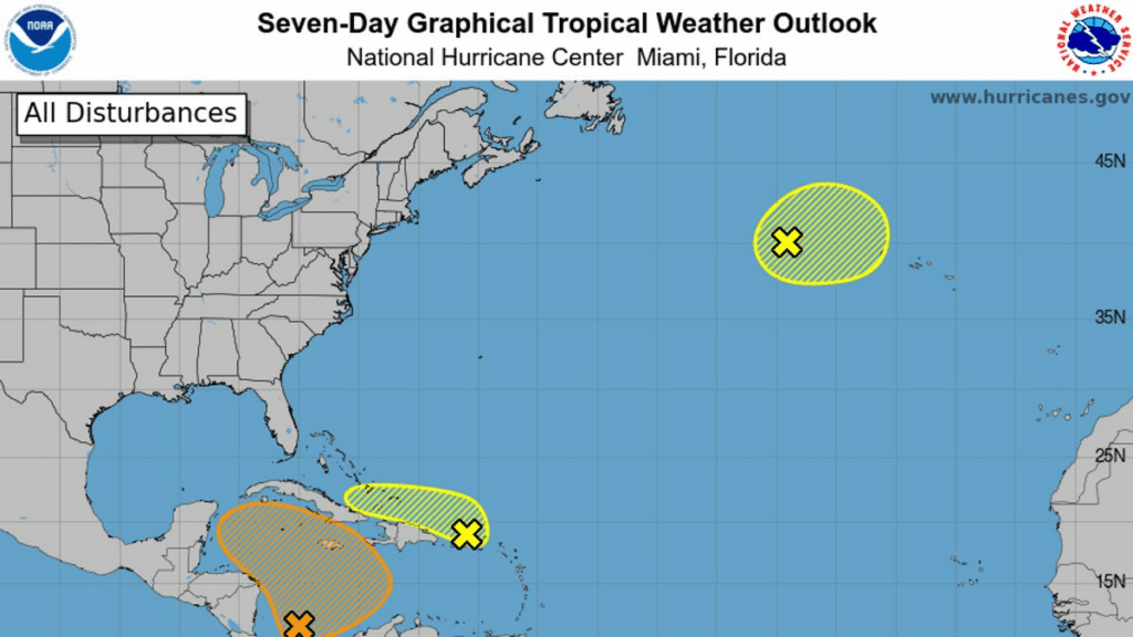 Tropical Storm Patty ahead? Disturbance has chance of development