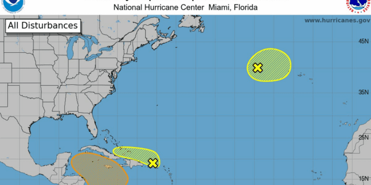 Tropical Storm Patty ahead? Disturbance has chance of development