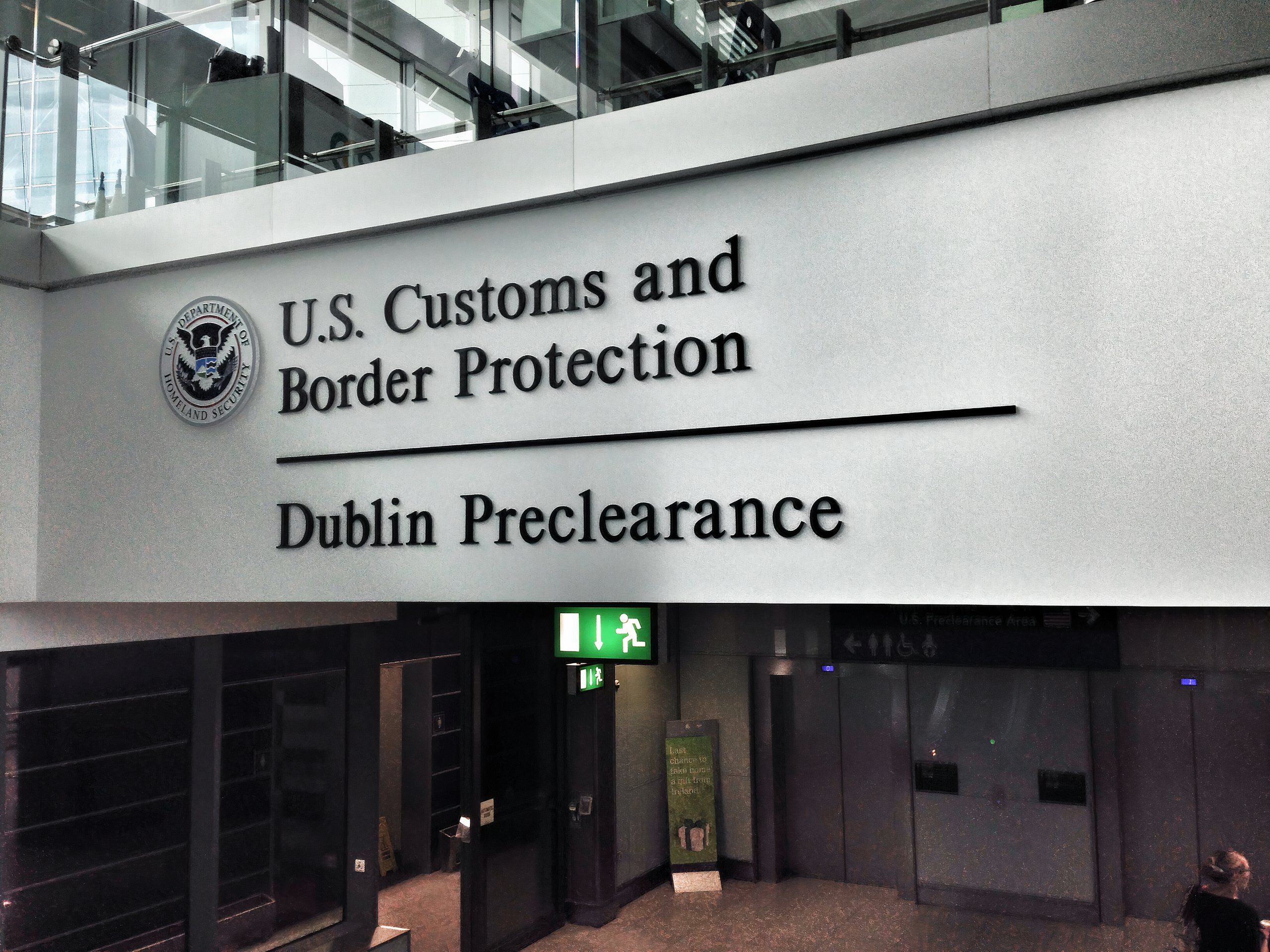 US Border preclearence Dublin Airport