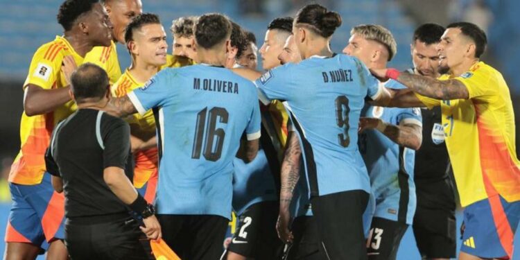 ¡Increíble! A Uruguay le empatan en el 96' pero le gana a Colombia en el 100'