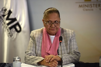 La fiscal general de Guatemala, María Consuelo Porras (EFE/ Edwin Bercián)
