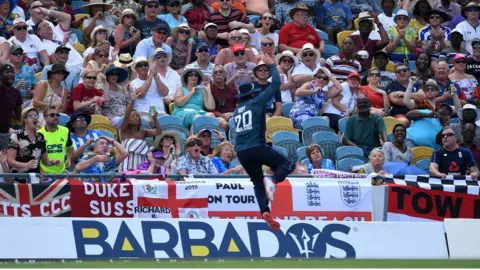 Getty Images A shot of the crowd during a match between the West Indies and England at Kensington Oval on February 22, 2019, in Bridgetown, Barbados