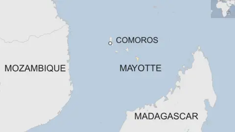 Mayotte map