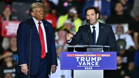 Getty Images President Donald Trump and Marco Rubio