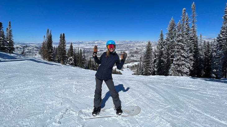 jen murphy at steamboat springs, one of her favorite mountain towns in colorado