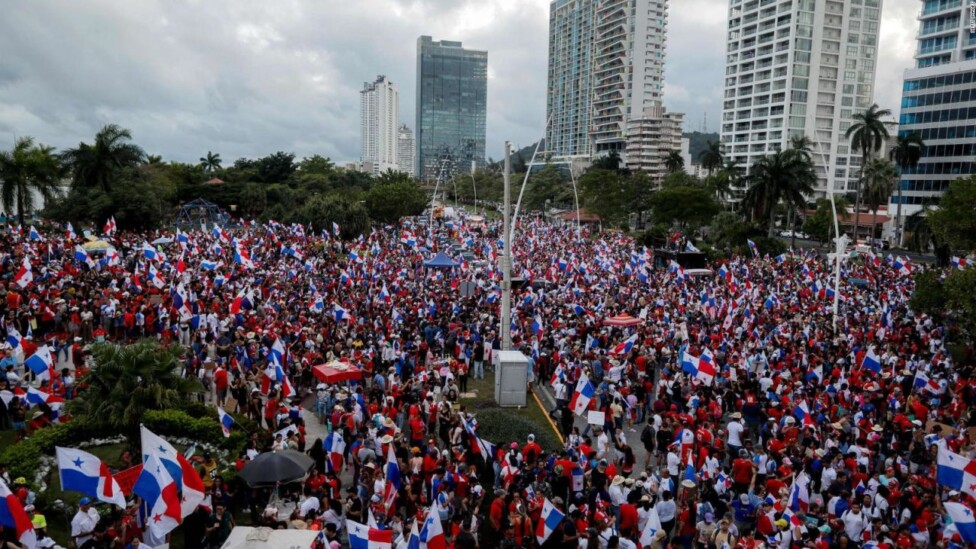 Panama saw its largest protests in three decades, against the largest copper mine in Central America. As a result, in November 2023, a law established an indefinite moratorium on mining. Credit: Luis Mendoza / Mongabay