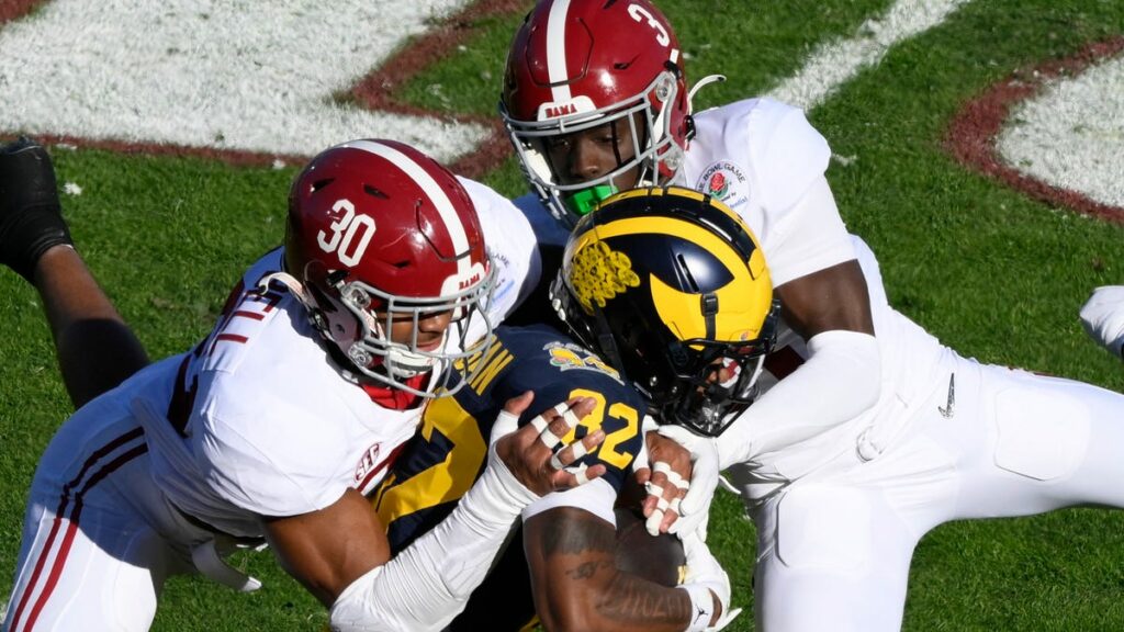 Alabama football vs Michigan history before 2024 ReliaQuest Bowl