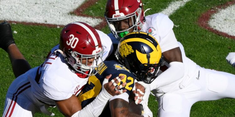 Alabama football vs Michigan history before 2024 ReliaQuest Bowl