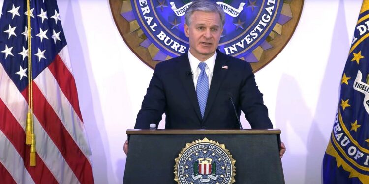 'Great day for America': Trump lauds Chris Wray resigning as FBI director