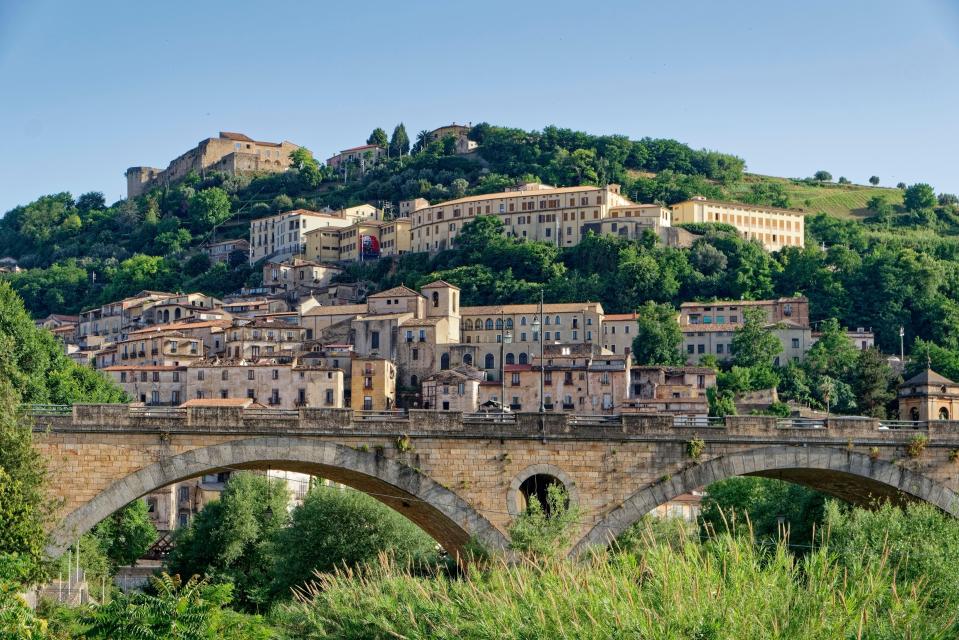 A woman visited a hospital in Cosenza in southern Italy (pictured), on November 29, complaining of fever and 'other ailments'