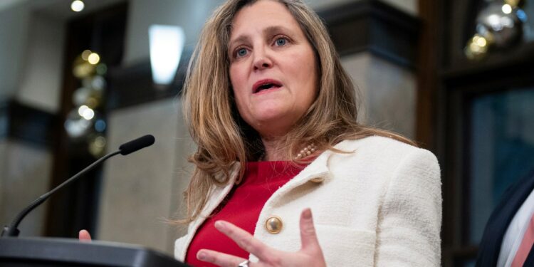 Canadian Finance Minister resigns as Trudeau government's popularity flounders