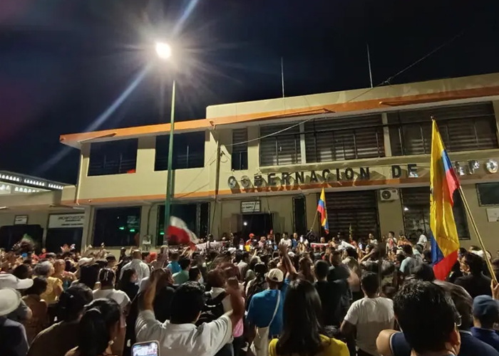 Foto: Protestas en Ecuador /cortesía