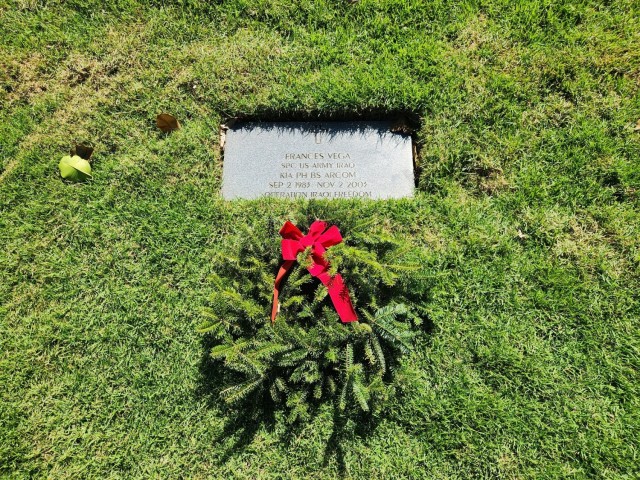 Fort Buchanan honors Spec. Vega on Wreaths Across America Day