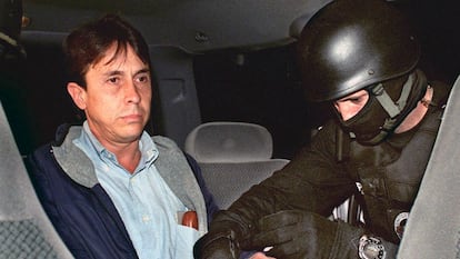 Fabio Ochoa arrestado en Miami, en 2001.