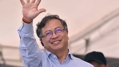 Gustavo Petro en Fusagasugá, Colombia, el 11 de mayo de 2022.