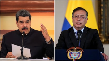 Nicolás Maduro y Gustavo Petro.