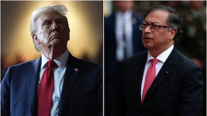 Donald Trump y Gustavo Petro.