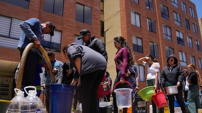 Racionamiento de agua en Bogotá 2024