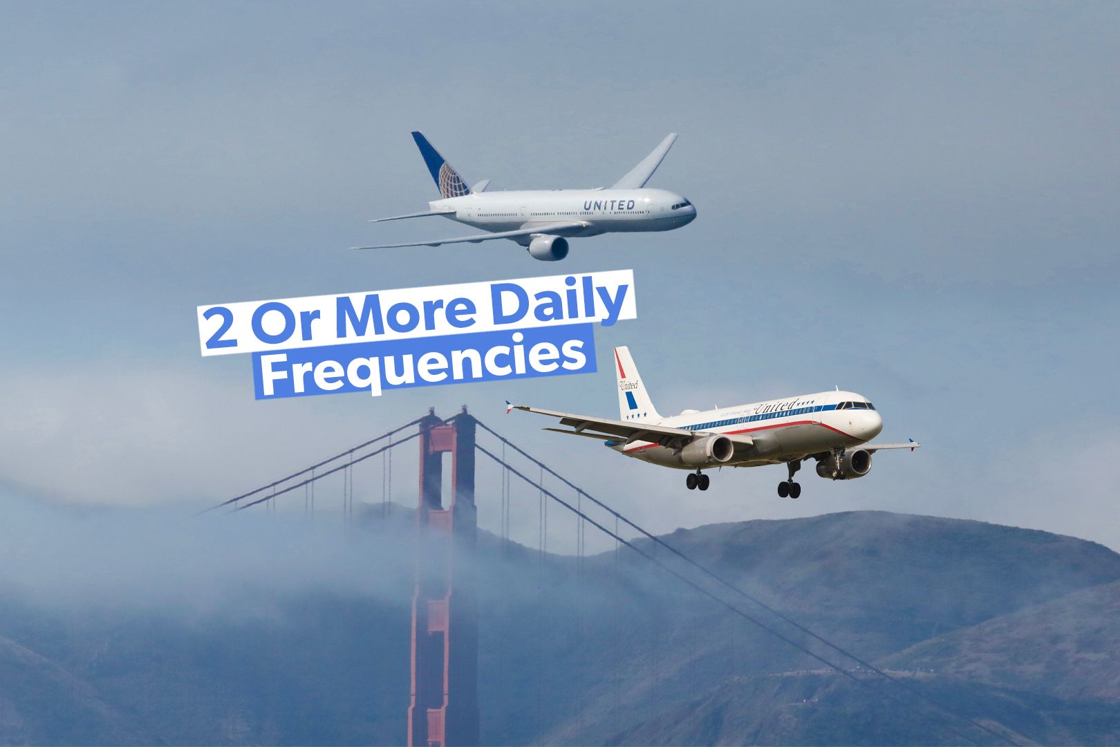 Top 5 United Airlines Busiest International Routes From San Francisco This Month 3x2