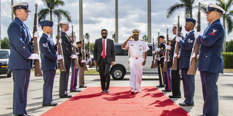 President of Guyana Visits SOUTHCOM