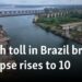 Death toll in Brazil bridge collapse rises to 10