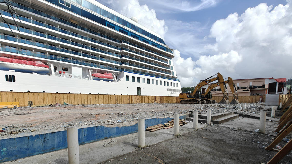 Saint Lucia Port Demolition